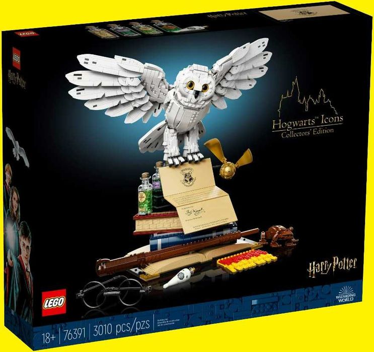 Lego Harry Potter kompletna kolekcja złote figurki 20 lecie serii MISB