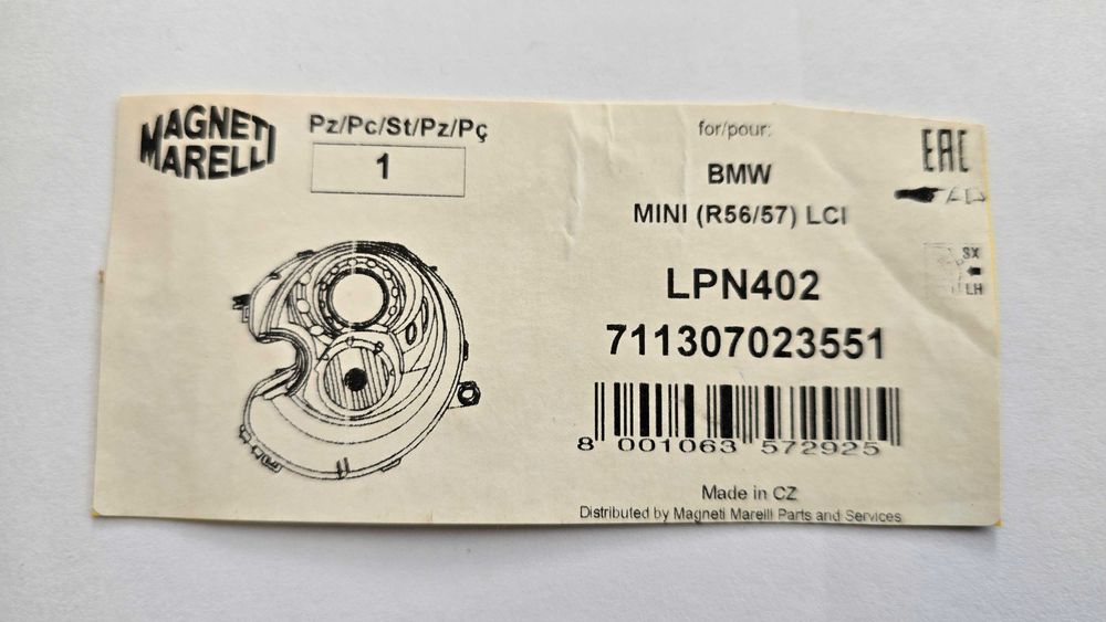 Farol Esquerdo Magneti Marelli - MINI R56 R57 - NOVO