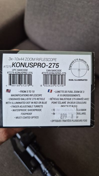 Luneta Konus Pro - 275 3x10