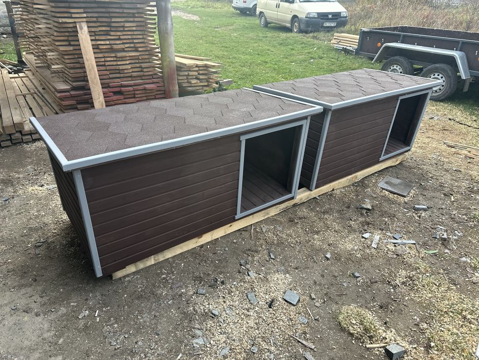 будка для собаки з тамбуром