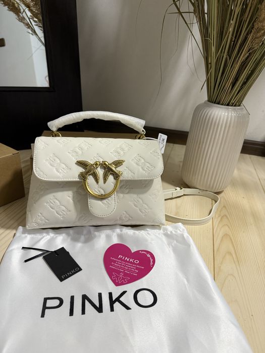 Сумка пинко пінко pinko з втисненнями