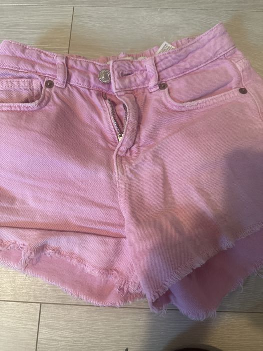 Spodenki 2x jeansowe krótkie Mayoral ,Zara 134