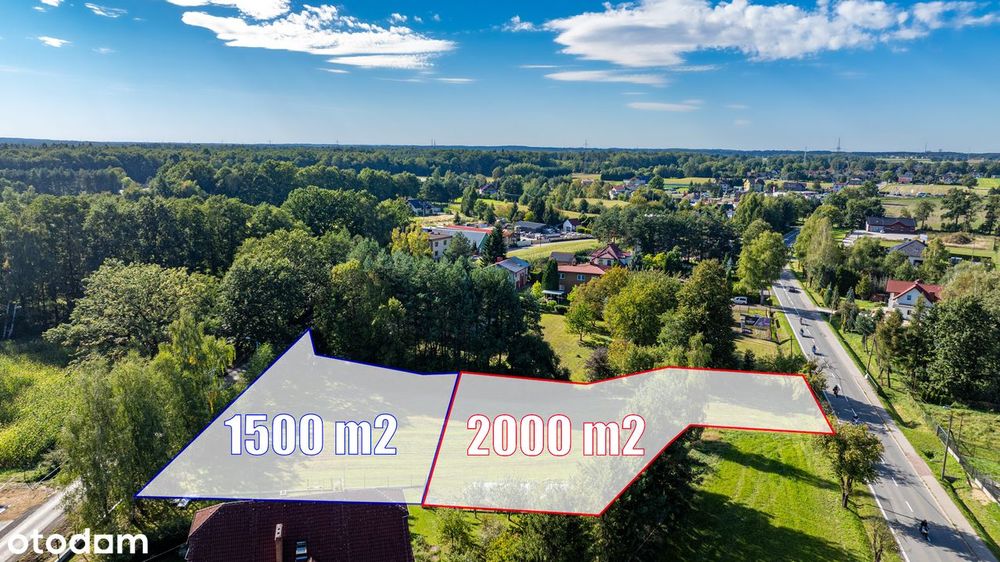Atrakcyjna działka budowlana z możliwością dokupienia drugiej