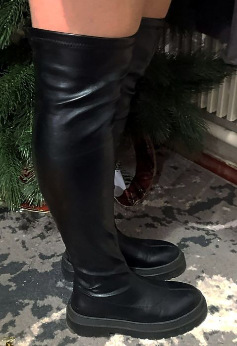 Ботфорти жіночі чорні