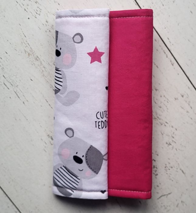 Ochraniacze na pasy. Komplet bawełniany.