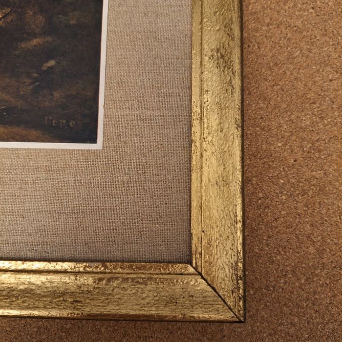 Reprodukcja dzieła "Pejzaż rzeczny" pędzla francuskiego malarza