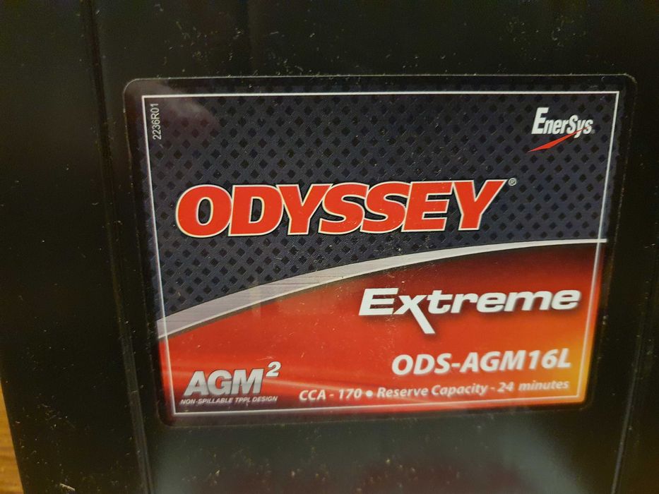 Акумулятор Odyssey Extreme AGM2 TTPL ODS-AGM16L 12V 16Ah PC680