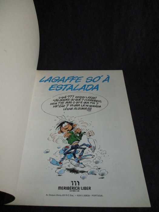 Livros BD Gaston Meribérica Liber