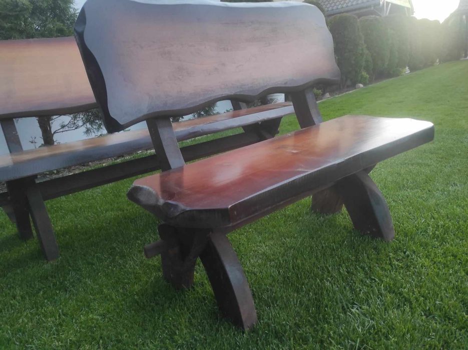 Ławki ogrodowe stan idealny 2 sztuki