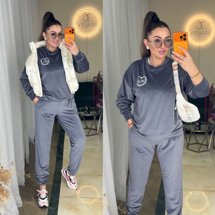 Велюровий костюм! Великі розміри! Хіт продажу!