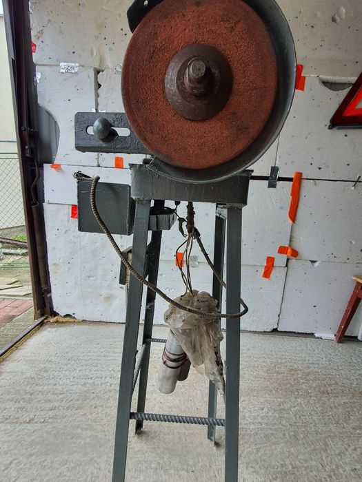 Szlifierka stołowa masywna z prl