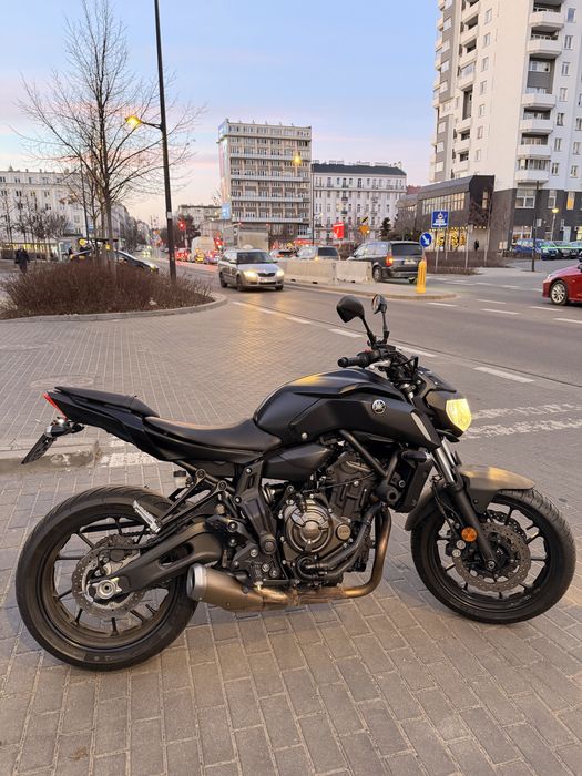 Yamaha mt-07 czarny mat A2!