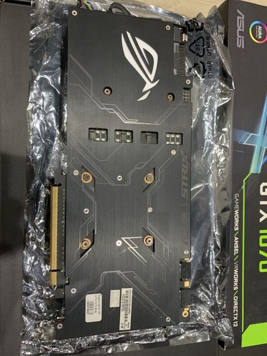 Видеокарта NVIDIA GeForce GTX 1070 8GB в отличном состоянии с коробкой