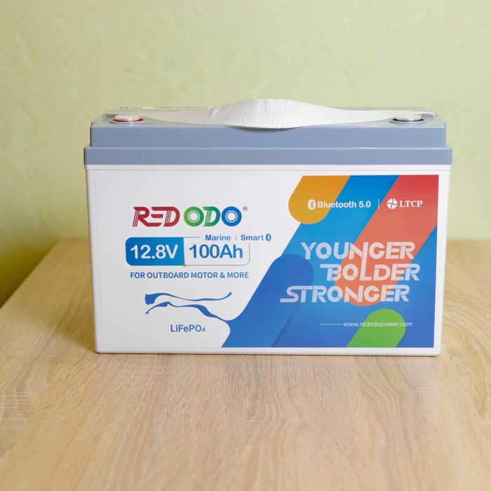 Redodo 12V 100Ah Bluetooth з блютуз 5.0 акумулятор LiFePO4