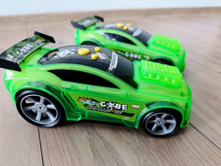 Interaktywna zabawka, auto, chłopięca, dziewczęca, zielone, wyścigówka