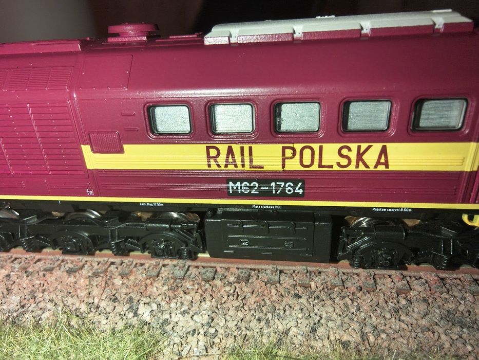 Model lokomotywa M62 PKP Tillig nr 02572