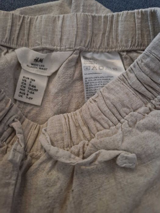 Spodnie H&M roz 128
