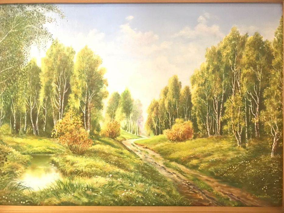 Картина пейзаж холст масло