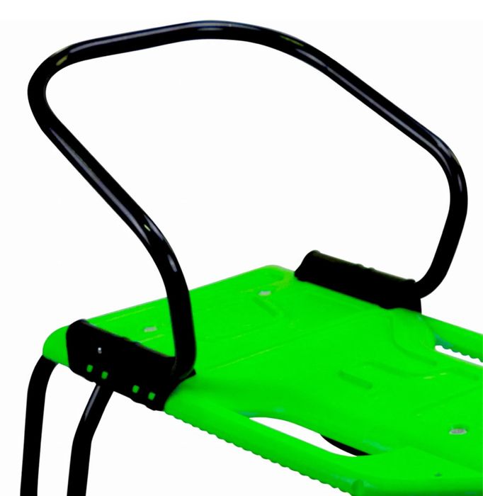 Zestaw Sanki Metalowe Czarne Z Oparciem Dla Dzieci Dorosłych *okazja*