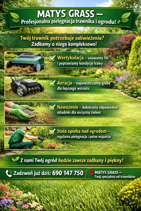 Aeracja, wertykulacja – zielona regeneracja!