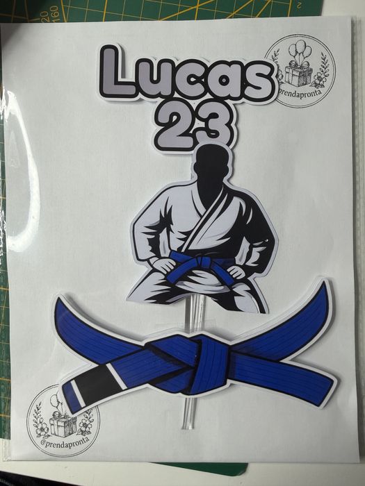 Topper de bolo impresso