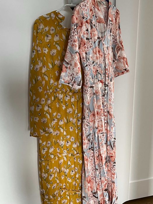 Eleganckie, markowe damskie: 15 sukienek, spódnica, marynarka, koszula