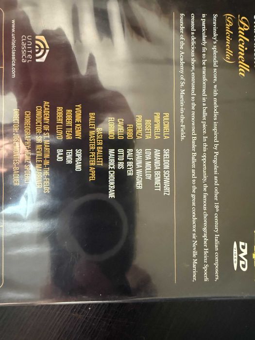 Stravinsky – Pulcinella – Kenny, Lloyd, Tear – Heinz Spoerli, Marriner