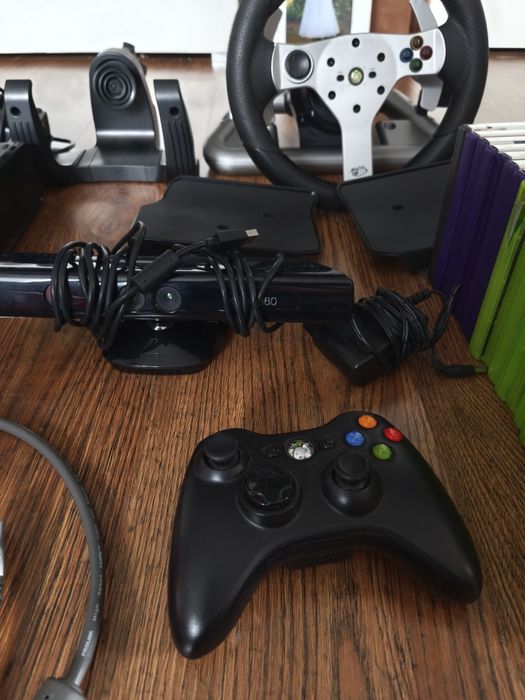 Xbox 360 Kinect Kierownica Gry Mega zestaw