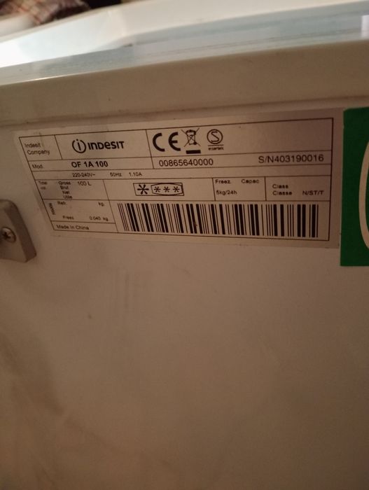 0. URGENTE Arca Congeladora INDESIT (bom estado)