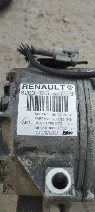 8200 720 417--B Компрессор кондиционера Рено Лагуна  3 2008г 1.5дизель