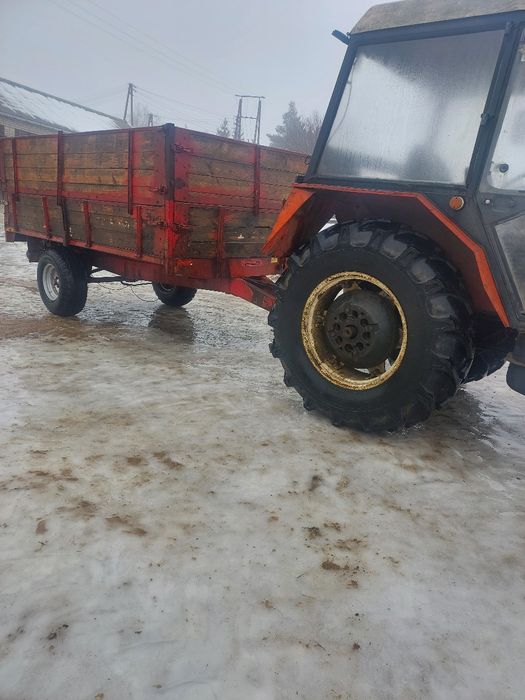 Przyczepa jednoosiowa tim 4,5 navtek bastrup vestas