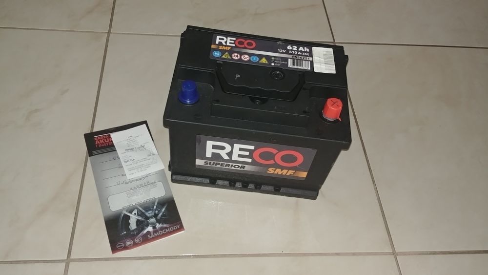 Akumulator. 12v 62Ah 510A