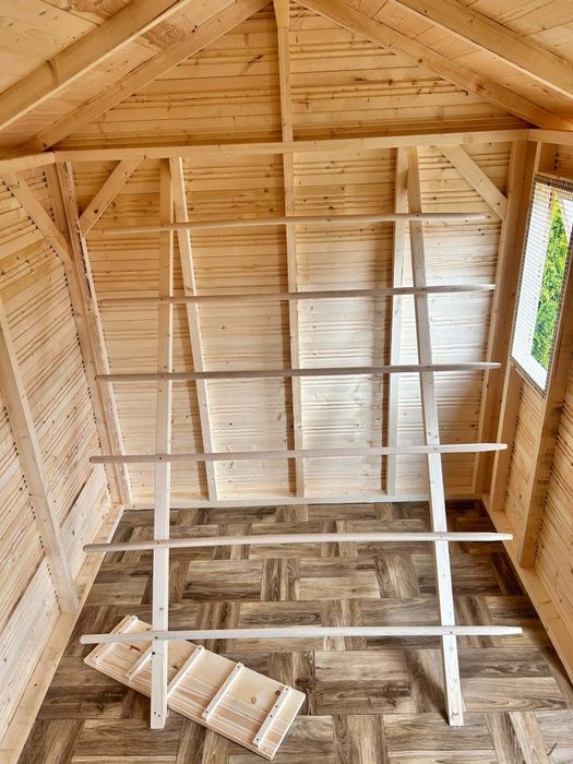 Kurnik 4.3x2 solidny,  bardzo duży