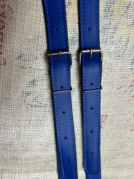 SZEROKIE pasy nośne do akordeonu NIEBIESKIE 80 b
