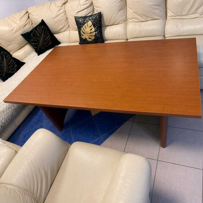 Duży stół kawowy ława salonowa 180x88 wys. 63 cm – stan IDEALNY