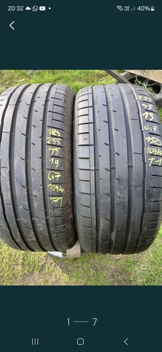 2 X   Hankook Ventus S1evo3 ev T1 255.45.19. 104w ok7 z23 roku