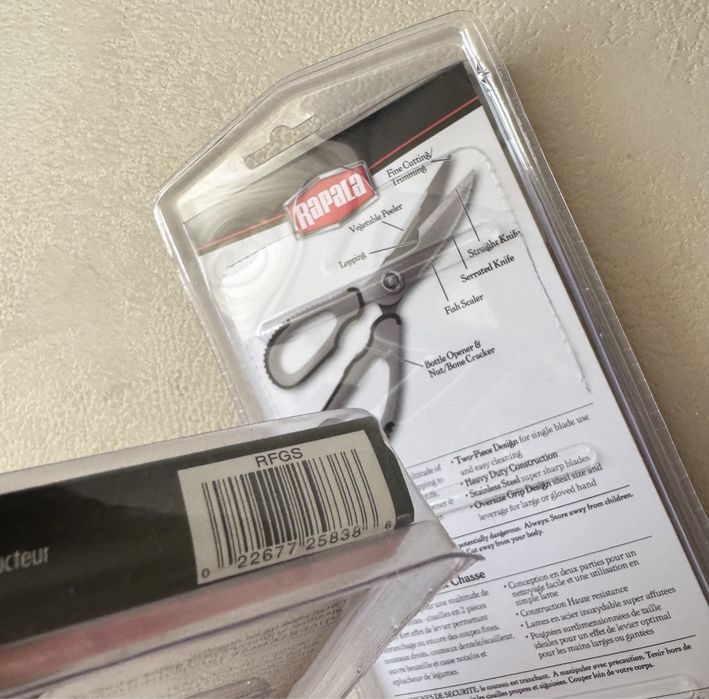 ‼️RAPALA ОРИГІНАЛ найкращі ножиці для обробки риби птиці нержавійка ніж