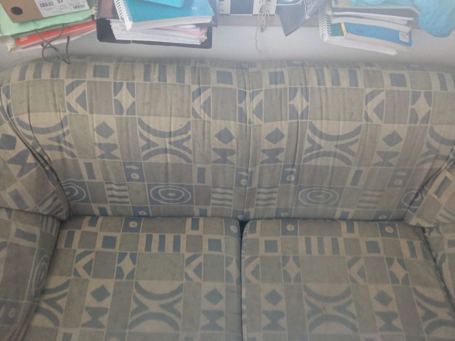 Conjunto sofás com sofá cama