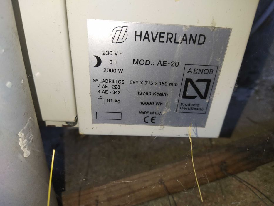 Acumulador de calor. Haverland. Tenho vários modelos