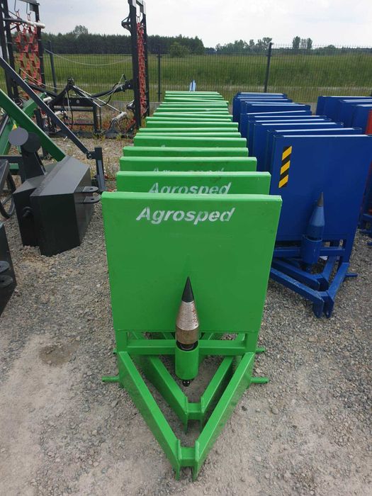 Łuparka świder do drewna AGROSPED na wałek WOM