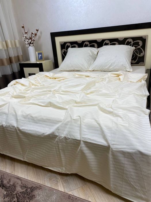 Постіль у СМУЖКУ однотонна натуральна всі розміри в наявності