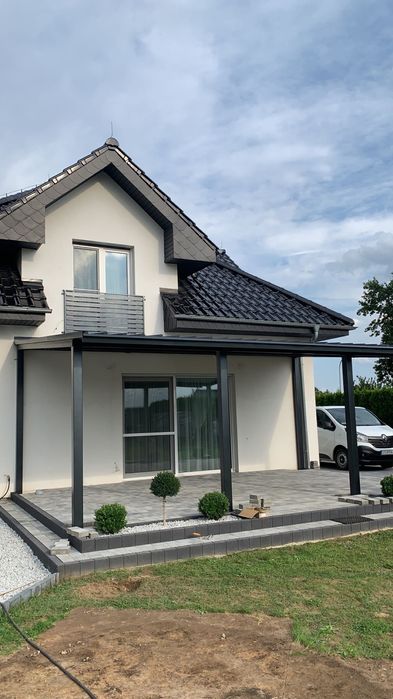 Zadaszenie taras altana wiata metalowa