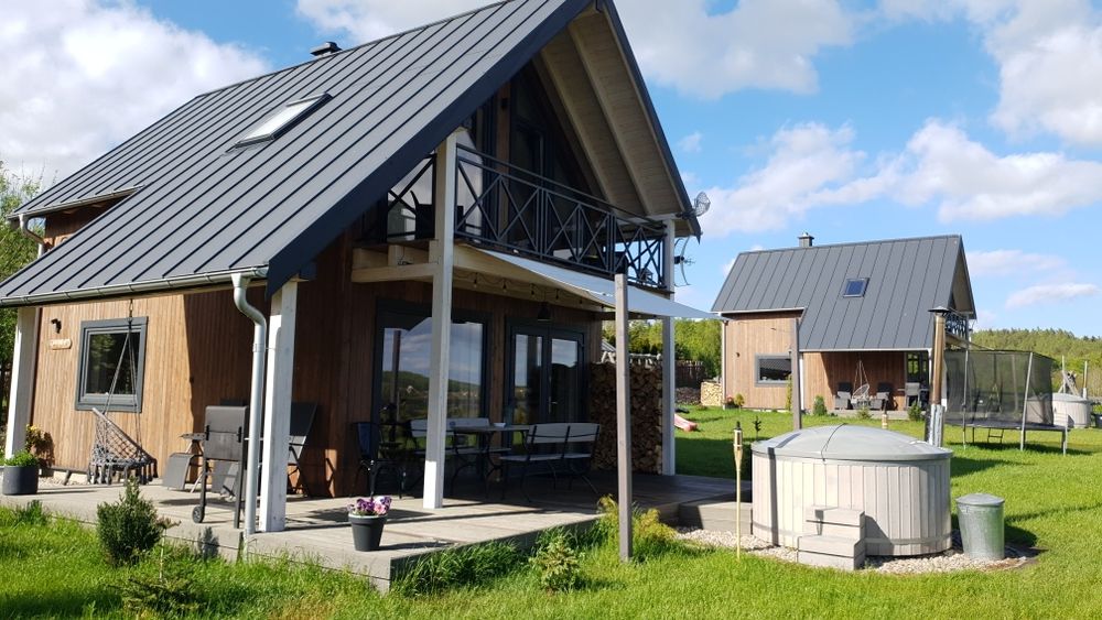 Domek na Kaszubach z balią i sauną-wolne  Wielkanoc!