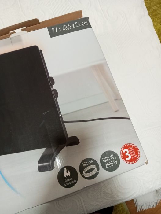 Aquecedor eléctrico.