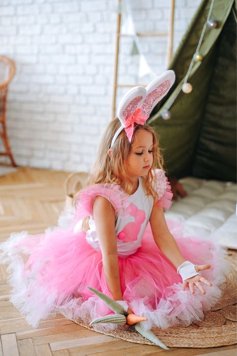 Костюм новорічний зайчишки зайки для дівчинки