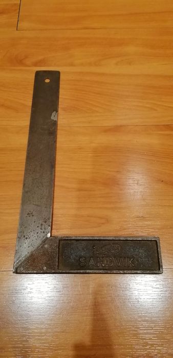 Esquadro carpinteiro antigo sandvik