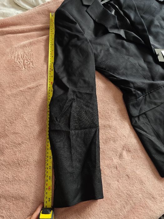 Marynarka Vistula Ancona czarna Super Slim 182/100