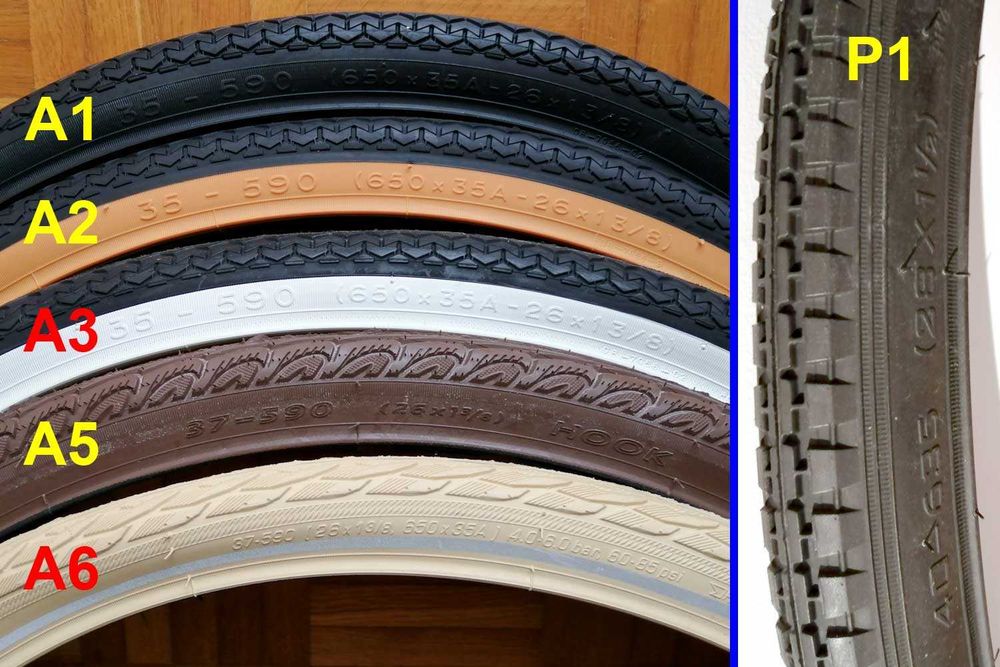 Peças e acessórios de bicicleta pasteleira (Yé-Yé, modelo sport, etc)