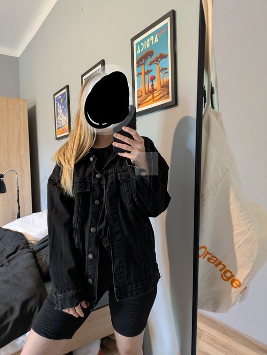 Katana jeansowa czarna S