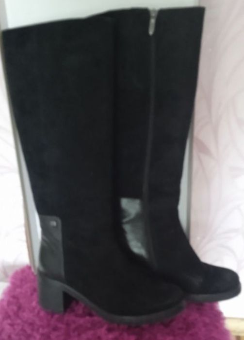 Зимові чоботи жіночі замшеві